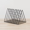 Desktop Organizer Rack Rustproof Simple Triangle Geometric Iron File Holder