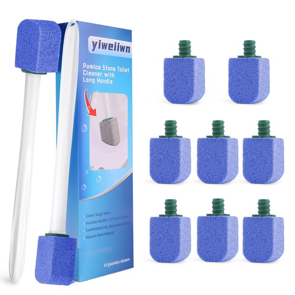 Yiweiiwn Pumice Stone Toilet Cleaner with Long Handle Pumice Stone