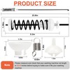 Updated W10780048 Washer Suspension Rod Kit (4pcs) with W10400895 Suspension