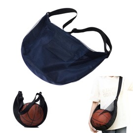 Ball Bag Mesh Bag Football Bag Shoulder Bag Basketball Bag 50*36 cm Multifunctional Ball Bag for Basketball, Rugby, Softball, Football, Golf, Breathable and Abrasion Resistant Sports Bag Convenient to