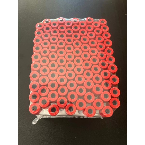 Unbranded Tubes S Ref. 367815. Serum. 100 units Exp 2025-08