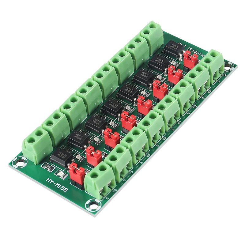 ALMOCN 4pcs 8 Channel Optocoupler PC817 8 Channel Disconnect Board