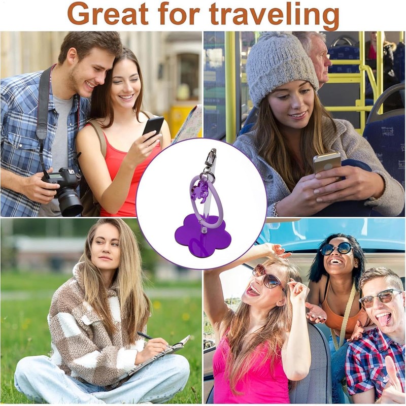 Portable Yarn Holder for Crocheting, Flower Fruit Travel Yarn Holder