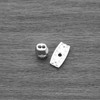 LT Easiyl 20pcs Wire Rope Clips Galvanised Steel Egg Shape