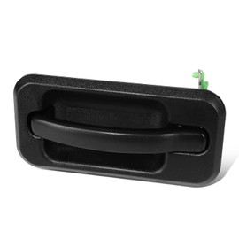 Auto Dynasty Factory Style Rear Door Pull Handle Compatible with Hummer H2 2003-2009, Driver Left Side, Textured Black