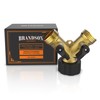 Brandson - Brass water distributor - 2-way distributor for simultaneous