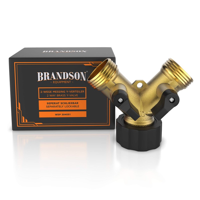 Brandson - Brass water distributor - 2-way distributor for simultaneous