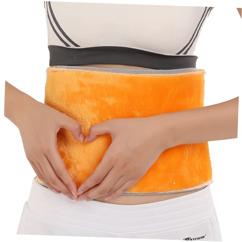 Baluue Bamboo Fiber Warm Back Brace Lumbar Support Belt for