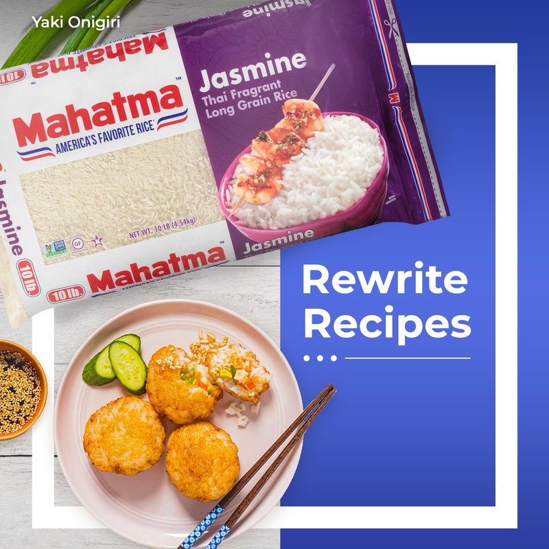 Mahatma Jasmine, 10lb Bag of Rice, Thai, Indian, or Cambodian