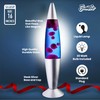 JAMBO 16" Beautiful Liquid Lamp- Blue with Purple Wax, Relaxing