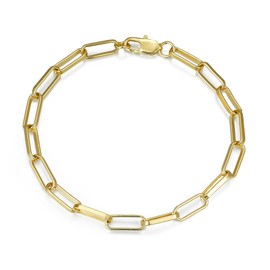 14K Gold Plated Chain Bracelet for Women,Dainty Plated Gold Jewelry Gifts for Women,Trendy Gold Bracelet Waterproof