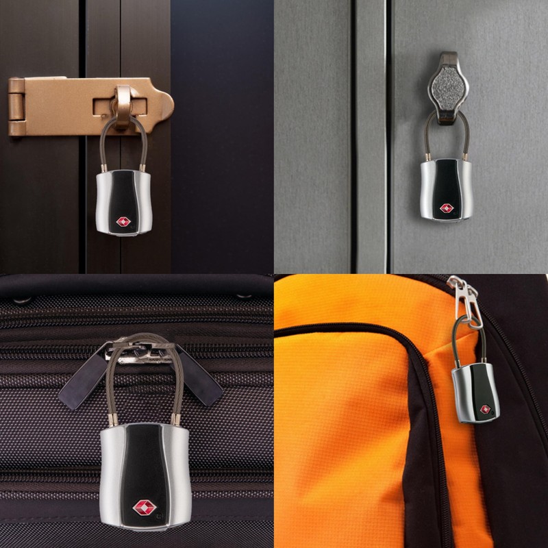 tag8 Dolphin Smart Padlock (Pack 1), TSA-Compliant Suitcase and Luggage