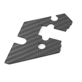 SHEAWA Dustproof Cover for Tamiya 1/10 RC Car TT-02, Prevents Sand and Dust Ingress, Made of Carbon, Durable Steering Set Protection, Parts Accessory