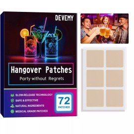 Devemy Hangover Recovery Patches – 72 Count