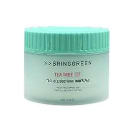 Bringgreen Tea Tree Cica Trouble Soothing Toner Pads 90 sheets / 브링그린 티트리 시카 트러블 수딩 토너 패드 90매