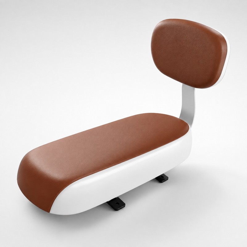 Bicycle Rear Rack Seat for Kids – Soft PU Leather