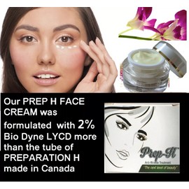 CANADIAN PREP H EYE BAGS WRINKLES CRM 2% BIODYNE LYCD PREPARACION H