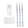 OHPHCALL Diy Manicure Kit Nail Art Pen Stamp Set 5pcs