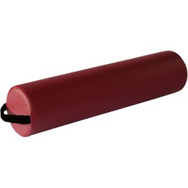 Therapist’s Choice® Full Round Massage Bolster Pillow Cushion 6” R x 26” L (Burgundy)