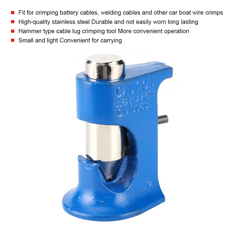 Battery Terminal Crimping Tool Lug Hammer Welding Pliers for Car