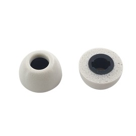 ALXCD Foam Ear Tips Compatible with Sony WF-1000XM4 Earbuds, S/M/L 3 Pairs Soft Memory Foam Ear Tips, Compatible with Sony WF-1000XM4 Headphones XM4, Silver