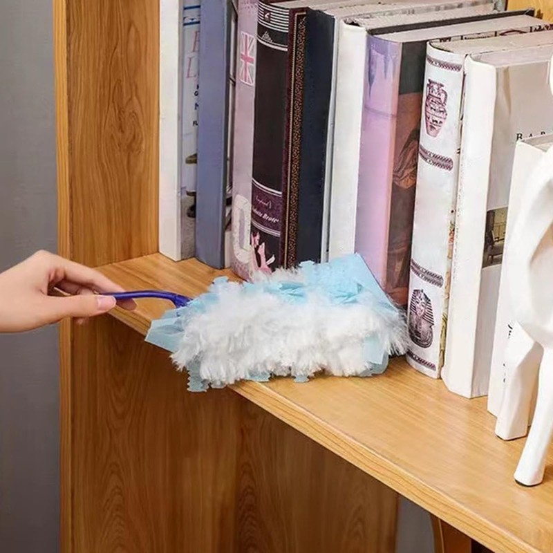 Pack of 30 Dusting Cloth Refills with 3 Handles, Disposable