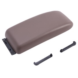 KUAFU Center Console Armrest Lid Compatible with 1995-2000 Toyota 4Runner Tacoma Replacement for 5890535040E0 Plastic Oak Tan
