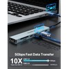 USB C Hub,7 in 1 USB C to HDMI Splitter,4K@60HZ