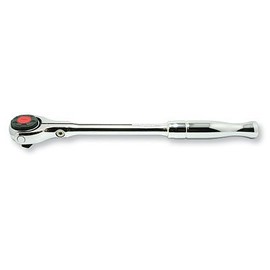 Yamashita Industrial Laboratory Koken 3/8 (9.5 mm) SQ. Swivel Head Ratchet Handle (Polished Grip), Total Length 11.0 inches (280 mm) 3776P