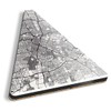 1 x Triangle Coaster - Houston Urban Street Map USA