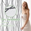 ECUCM Shower Curtain with Snap in Liner for Bathroom Bathtubs,