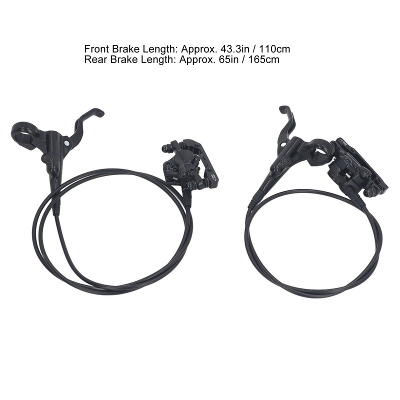 1 Pair MTB Hydraulic Disc Brake Set Powerful Front 110cm