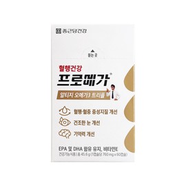 Chong Kun Dang Health Promega Altige Omega 3 Triple 760mg x 60 capsules 3 units / JJ Mall / 종근당건강 프로메가 알티지 오메가3 트리플 760mg x 60캡슐 3개 / JJ몰