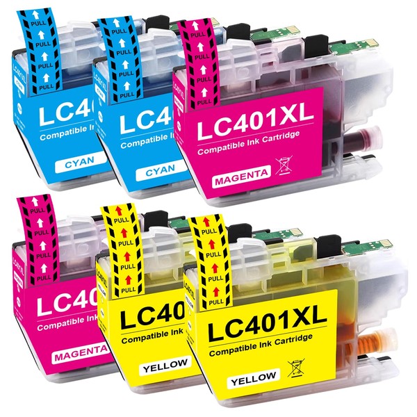 LC401 LC401XL Ink Cartridges Compatible LC 401 LC-401 Ink Replacement