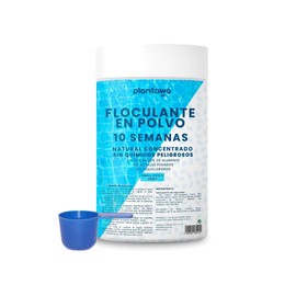 PLANTAWA Flocculant for Pool Concentrate 10 Weeks, Turbidity Remover for Small Pools and Hot Tubs, Clarifier for Transparent Water, Vegan Natural Product, Safe for the Whole Family