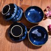 BOSILI Ceramic Soy Sauce Dishes Set of 6 Dipping Bowls