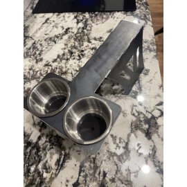 B&M 5” Shifter Stand POWDERCOATED WITH CUPHOLDERS fits B&M Ratchet Shifter Mega