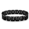 Urban Jewelry Stylish Black Solid Tungsten 8.3 Inches Link Bracelet