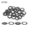 sourcing map 40Set Grommets Eyelets with Washers 20mm Copper Metal