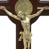 Jorvina Cristo/Cruz Grande de San Benito para Colgar Dorada
