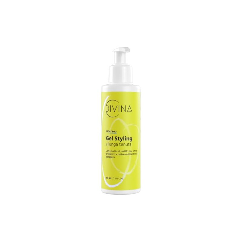 DIVINA BLK Sport&Go Gel Styling Long-Lasting for Wavy, Curly and