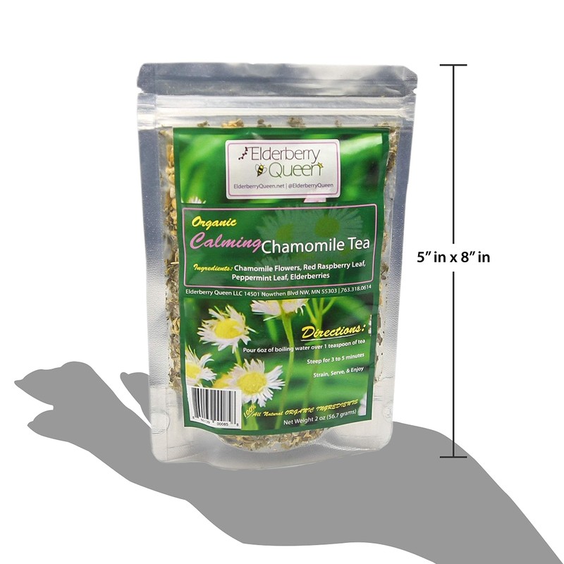 Chamomile Loose Leaf Tea, Pure Natural Herbal Tea Blend with