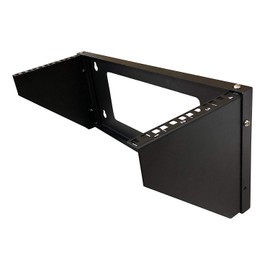 Kenuco 19 Inch Steel Vertical Rack and Wall Mountable Server Rack Mount (Black-5U)