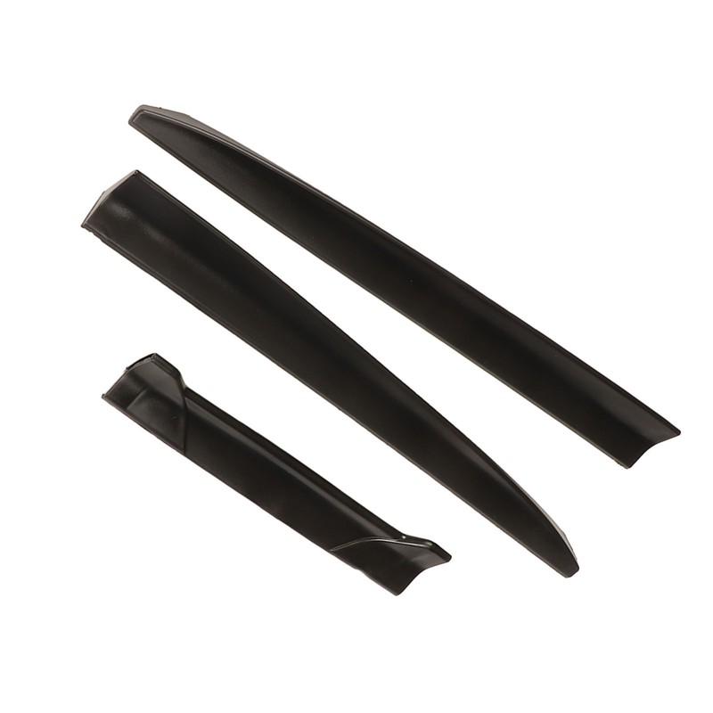 3PCS Car Universal Spoiler Thermal Stability Strong Grip Lightweight Rear