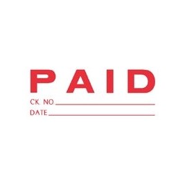 XStamper Jumbo Stock Stamp PAID