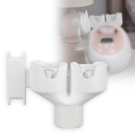 Fit Spectra Holder, Compatible with Spectra S1/S2 Bottle Holder, Portable Detachable Compatible with S1/S2 Accessories, Dual Organizer with Hose Management for Mess-Free Pumping