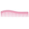 VOCOSTE Wide Tooth Hair Comb Multi-Purpose Tangle Free Plastic Cherry