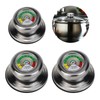UVVRUR 3 Pieces Pot Lid Handle with Thermometer, Compatible with
