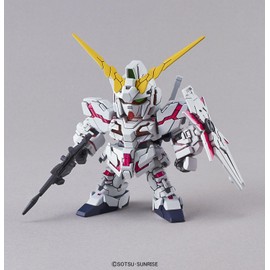 SD Gundam EX Standard 005 Mobile Suit Gundam UC Unicorn Gundam (Destroy Mode) Color Coded Plastic Model