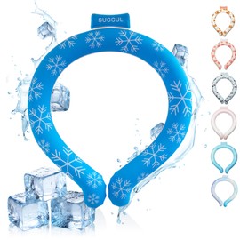 Cool Ring, Ice Ring, Neck Cooler, 62°F (28°C), Naturally Freezing, Heatstroke Prevention, Reusable, Refreshing, Non-Condensation, Heat Prevention, Cooling Tube, Cooling Goods, Cooling Tube, For